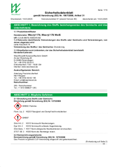 Wecryl 176 / Wecryl 176 Weiß
