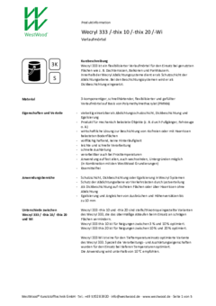 Wecryl 333 /-thix 10 /-thix 20 /-Wi