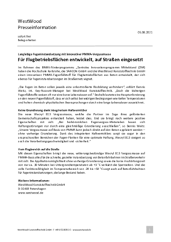 Developed for flight operation areas, used on roads