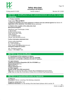 Wecryl 846 (activated filler)