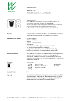 Wecryl 826